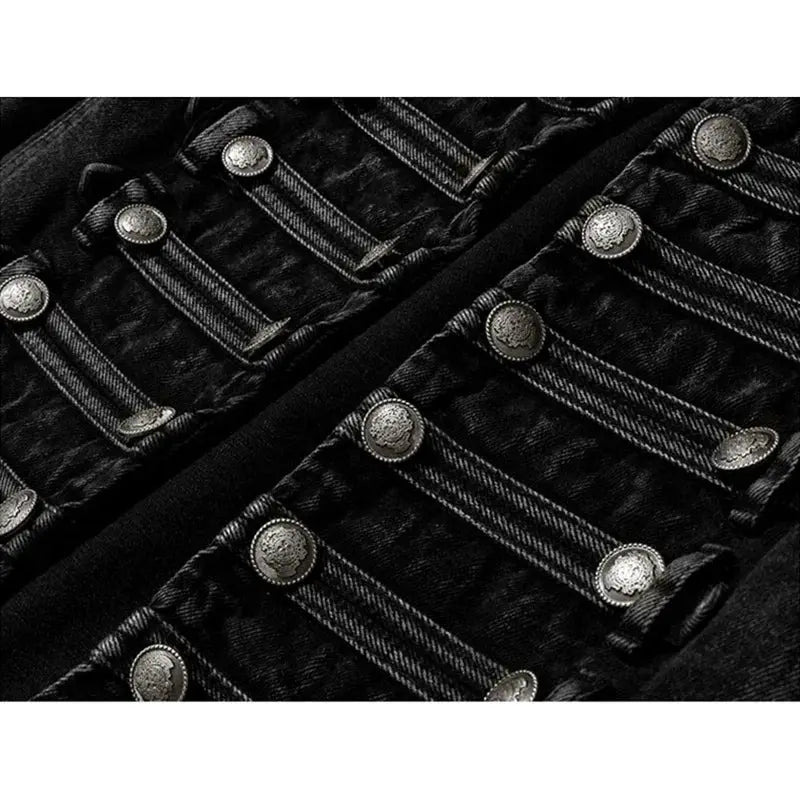 Women's Streetwear Casual Loose Denim Jacket Stand Collar Long Sleeve Button Split Short For Spring And Autumn