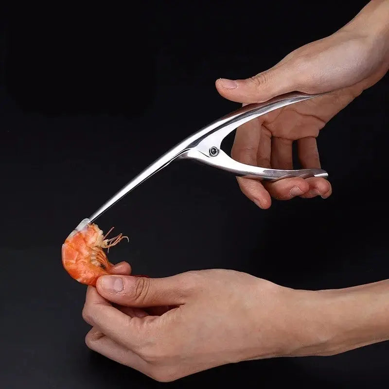 Stainless Steel Shrimp Peeler And Deveiner Tool For Prawns Lobster Line Cutter Seafood Cleaning Kitchen Gadget