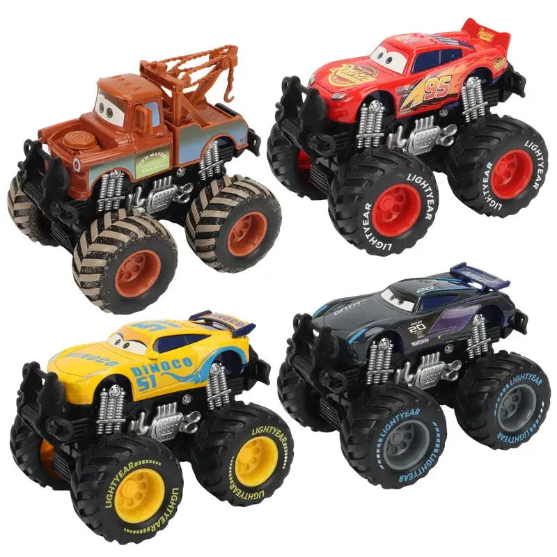 Disney Pixar Cars One Fifty Five Scale Diecast Lightning McQueen And Mater Metal Car Model Collectible Toy