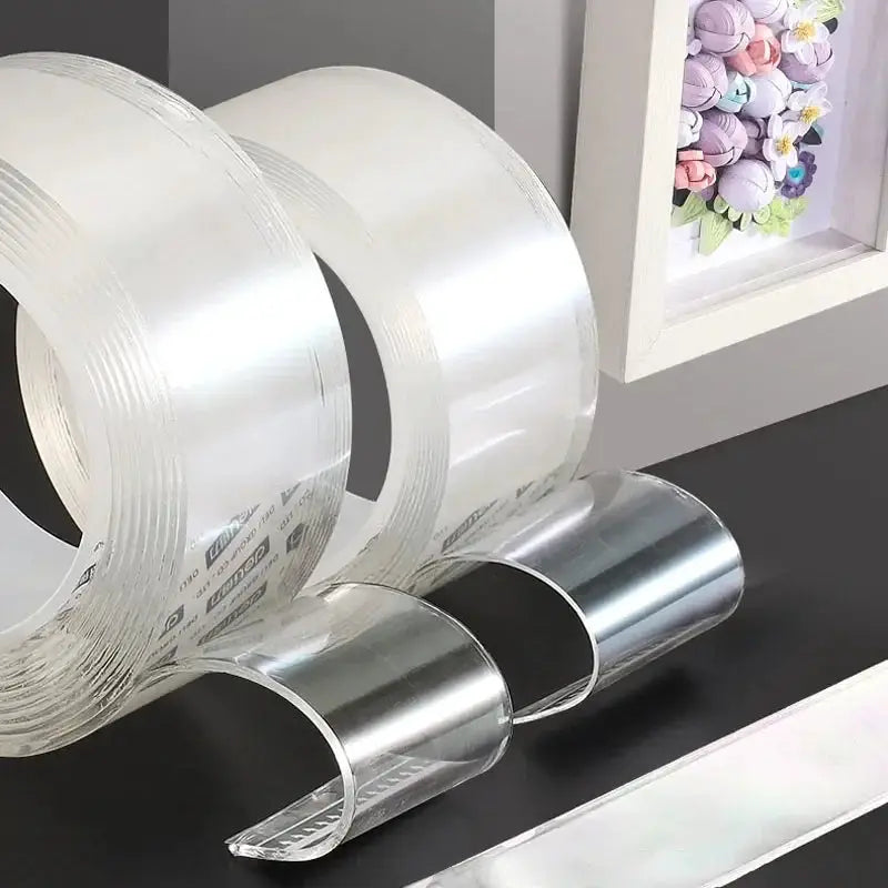 3M Nano Tape Double Sided Transparent Reusable Waterproof Adhesive Tape For Kitchen And Bathroom Use