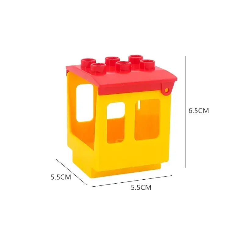 Big Building Blocks Compatible With Large Bricks Road Plates Car Parking Fuel Station Traffic Educational Toys For Kids