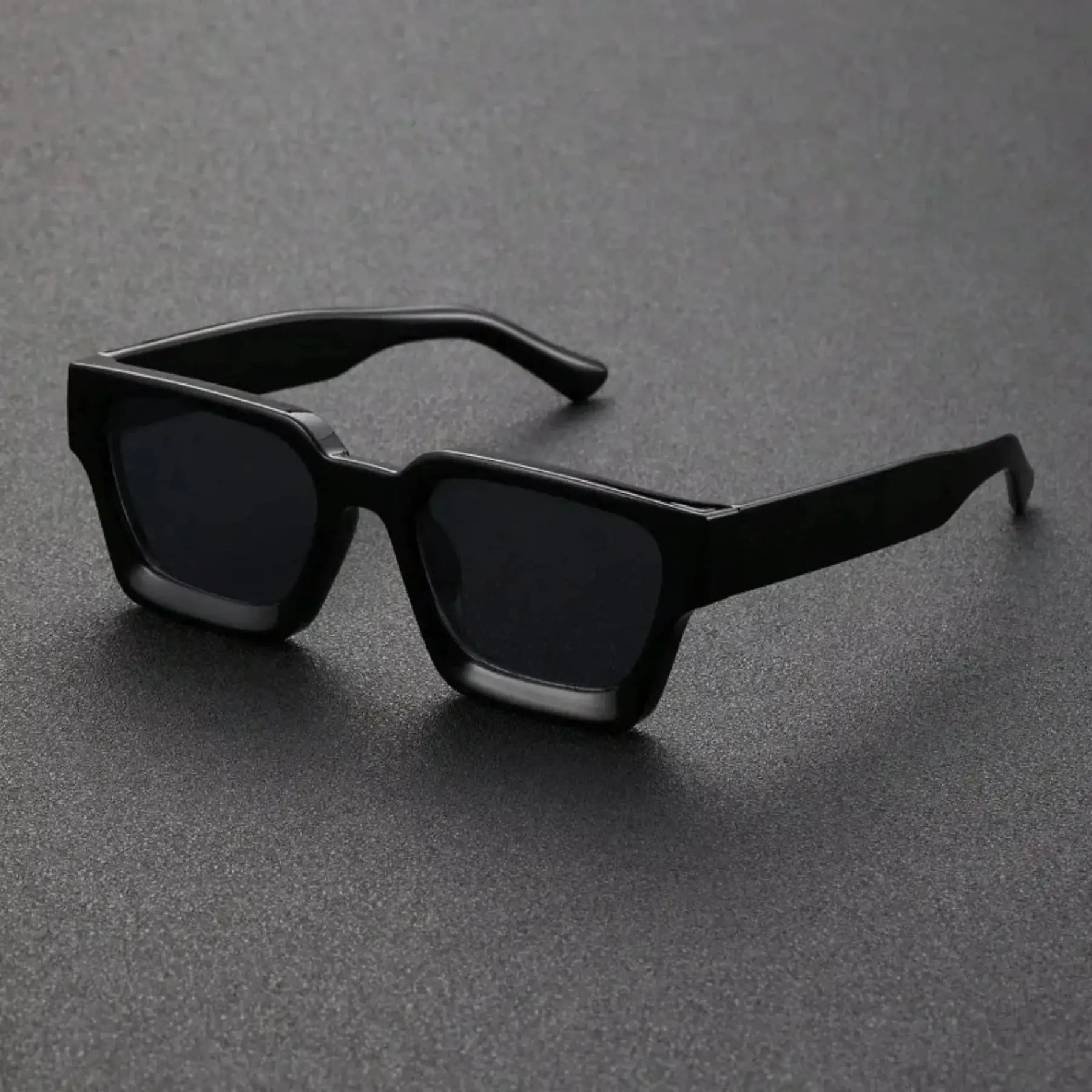 NovaVision Unisex Plastic Square Frame Sunglasses UV400 Protection for Street Photography and Beach Trips