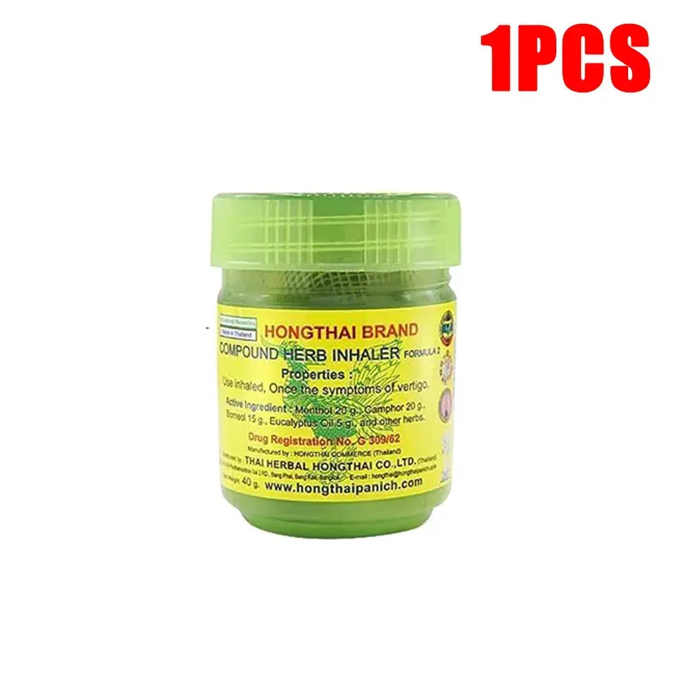 New2026 Thai Herbal Inhalation Inhaler Anti Fatigue Refreshing Licorice Essential Oils Thailand Hongthai Brand