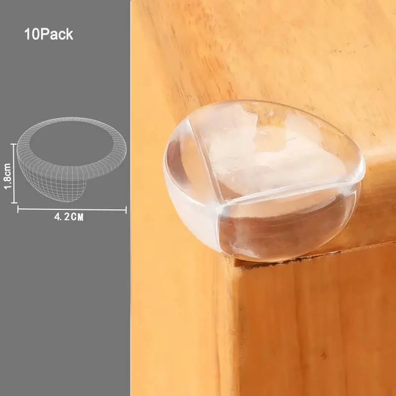 4 Pieces And 10 Pieces Children Baby Safety Silicone Corner Edge Protectors Anticollision Table Guards