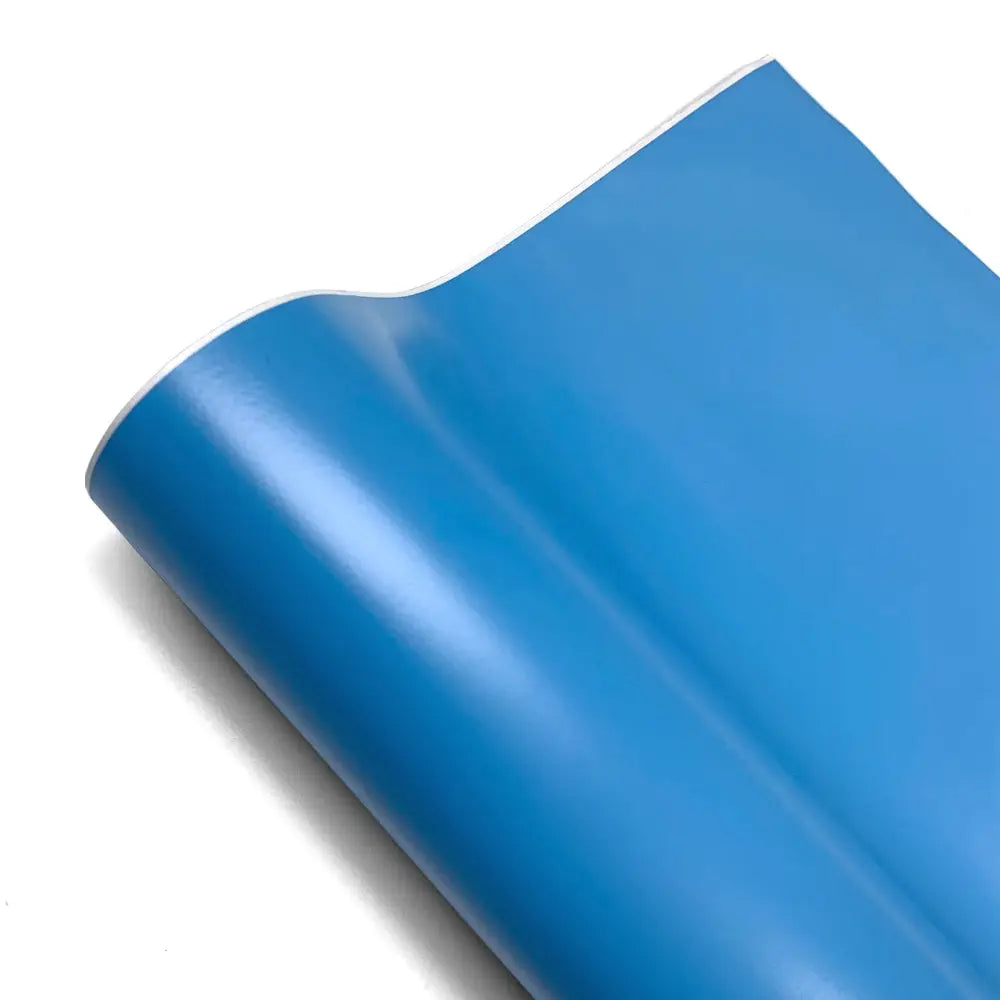 Matte blue vinyl car wrap film roll by Simples Market