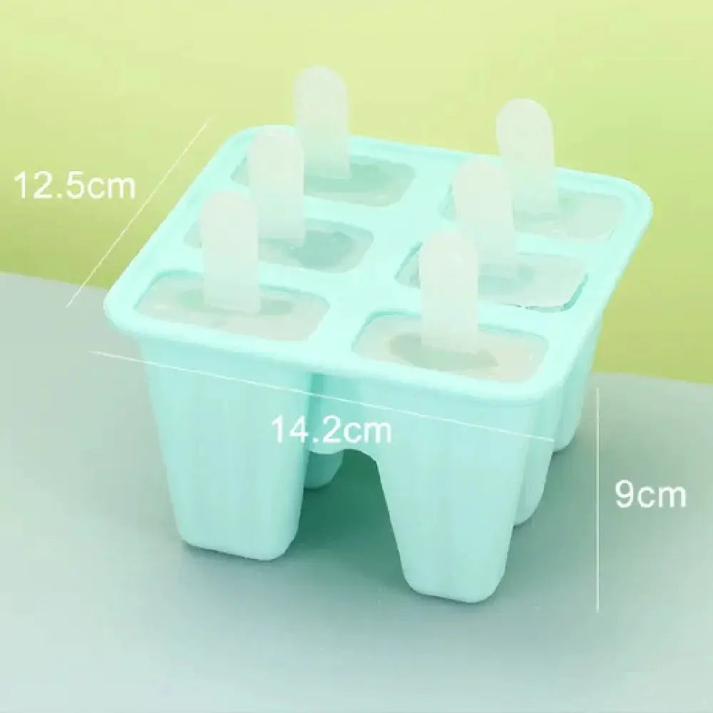 10 Piece Silicone Popsicle Molds BPA Free Easy Release Nonstick Ice Pops Food Grade Durable