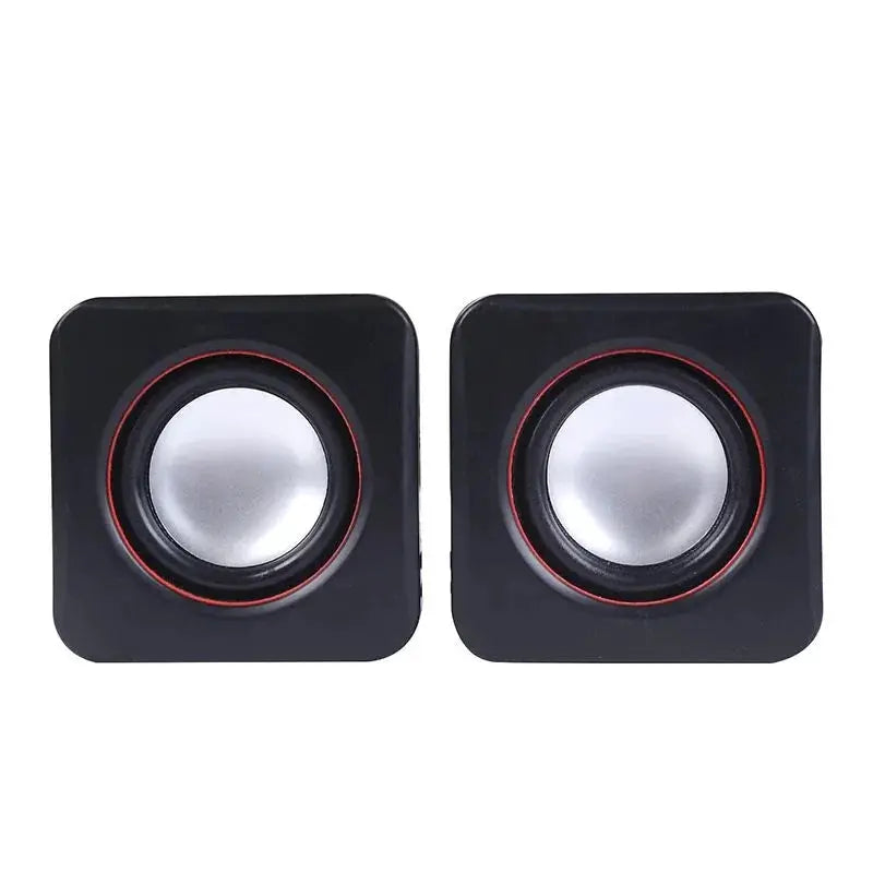 NovaSound USB External Small Speaker For Desktop And Laptop Clear Stereo Sound With Easy USB And 3.5mm Connection