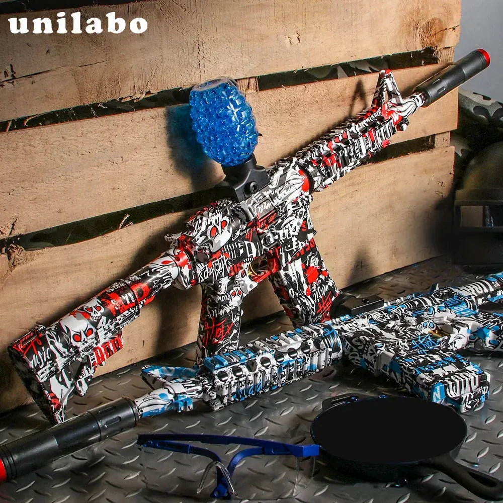M416 Electric Blaster Gun Set High Precision Shooting Toy For Outdoor Play And Birthday Gift Ages 14 And Up