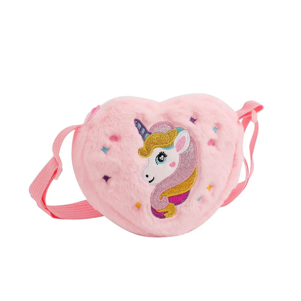 Fashion Sweet Unicorn Crossbody Handbag For Girls Cute Kid Bag Birthday Party Gift Little Girl Purse
