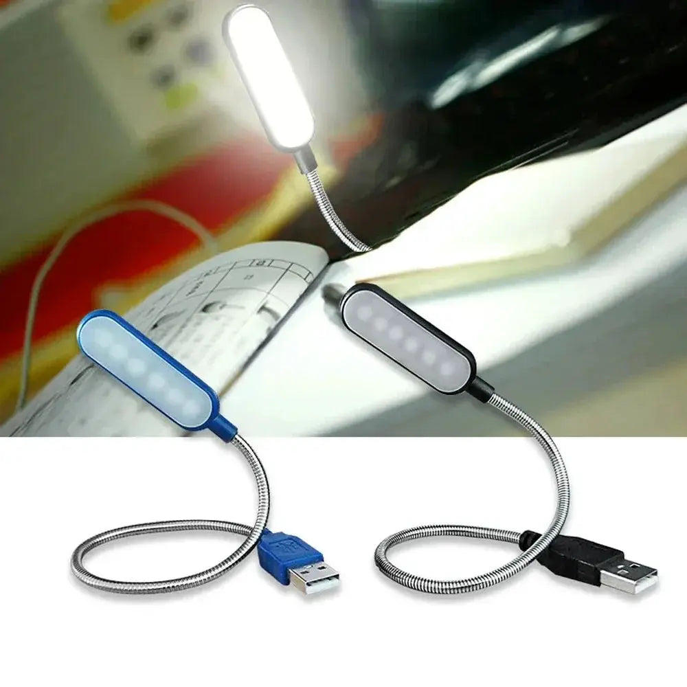 Homefish Mini USB LED Book Light Flexible Reading Lamp For Laptop Power Bank PC Computer Night Light