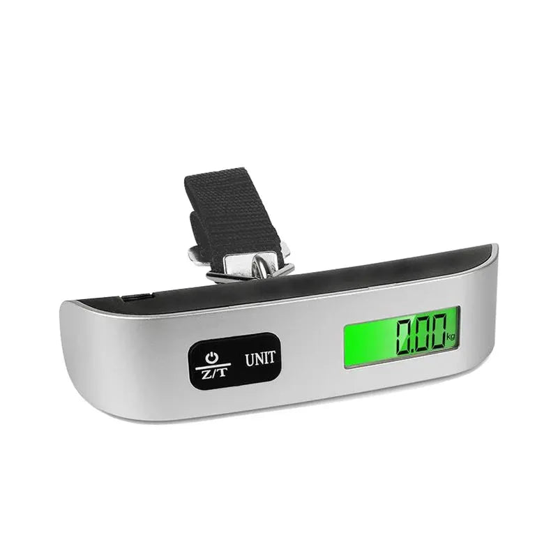 JetSet Portable Digital Luggage Scale With Bright LCD Display Precise 50 Kg 110 Lb Capacity For Travel
