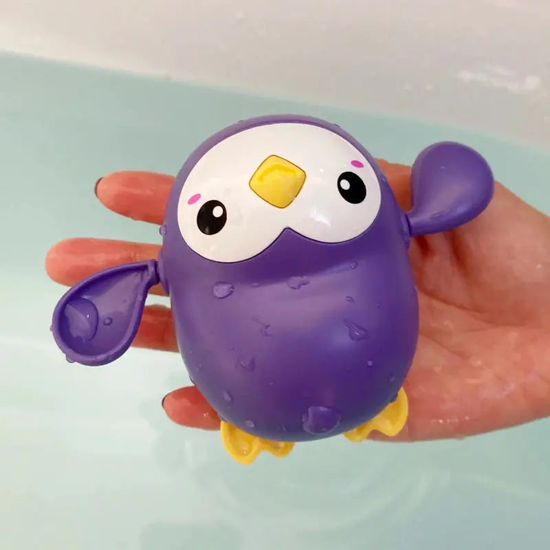 Baby Bath Toys Set Turtle and Whale Clockwork Water Toys Non Toxic for Tub Pool Beach Fun for Kids