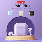 Lenovo LP40 II Earphones Bluetooth 5.3 True Wireless Noise Reduction With Stable Connection And Low Latency