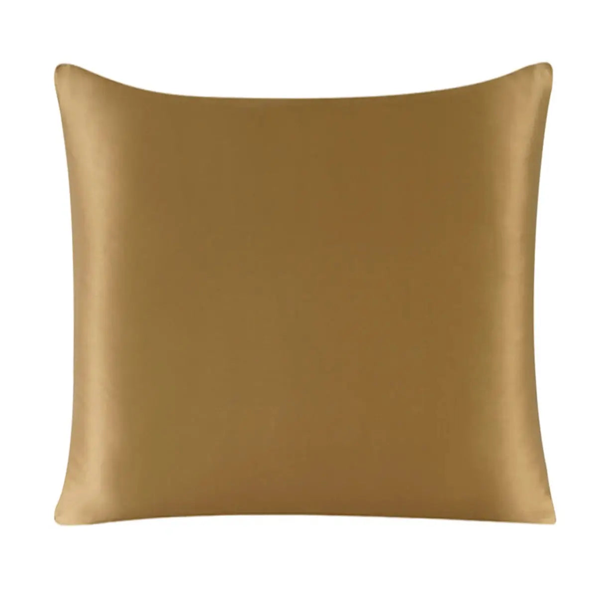 100% Silk pillowcase with zipper in gold, Simples Market