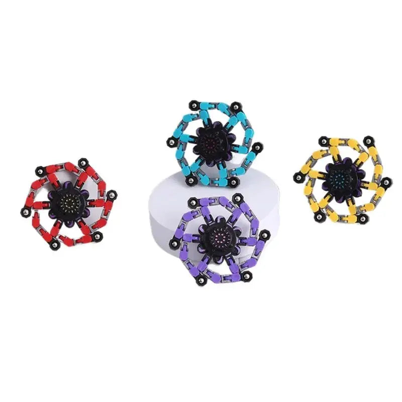 Finger Gyro Decompression Toy Rotator Transformable Fatigue Relief Stress Relief Gifts For Children And Adults