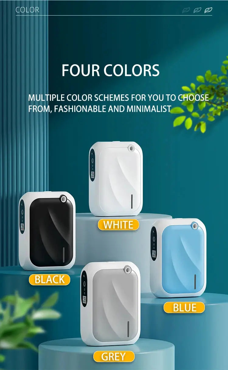 Coverage 200m³ Aroma Diffuser Machine Bluetooth APP Control Fragrance Diffuser Wall Mounted Smell Distributor For Home Fragrance