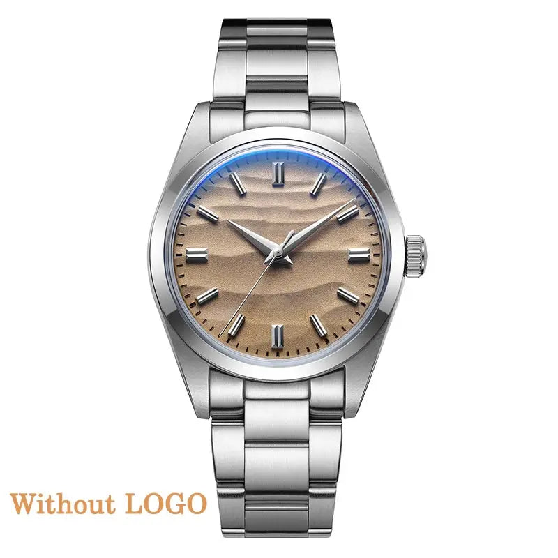 Addiesdive AD2030 Quartz Watch 36mm Stainless Steel Dive Wristwatch With Bubble Glass 10 Bar Water Resistance