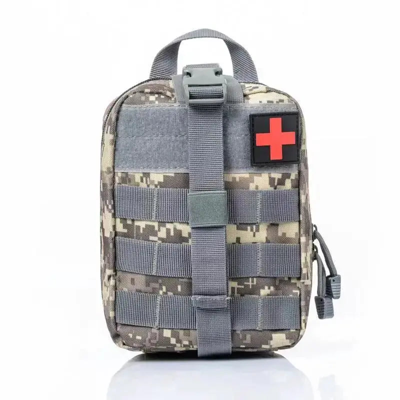 Outdoor Tactical First Aid Kit For Camping Hiking Hunting Mountaineering Emergency Survival Gear