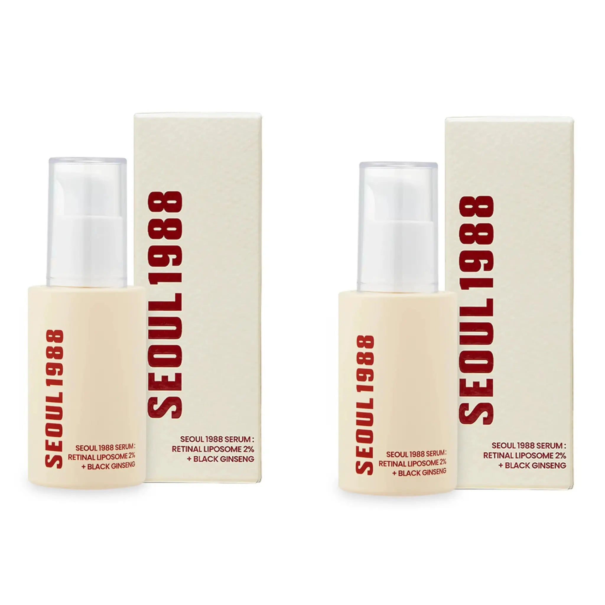 Korean 1988 Retinol Face Care Serum With Black Ginseng Niacinamide Vitamin C Peptides For Firming Anti Aging