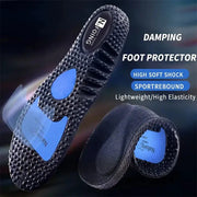 Men's Soft Sole Sports Insoles Shock Absorbing Breathable For Summer Comfort And Fatigue Free Standing Long Hours