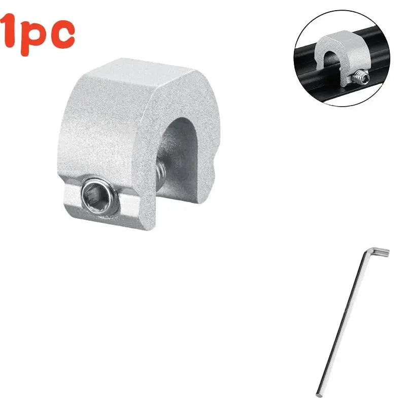Aluminum alloy window lock stopper by Simples Market, 1pc, silver, with mounting screw and L-shaped hex key