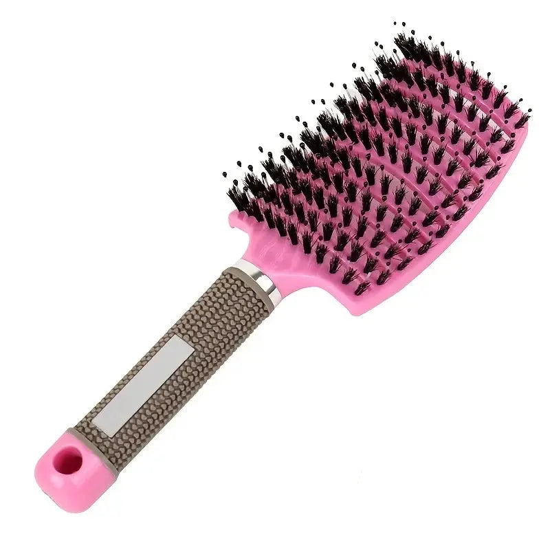 NovaGlow Magic Scalp Massage Hair Brush For Wet Curly Hair With Non Slip Handle Detangling Tool