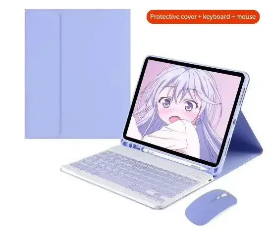 Candy Color Bluetooth Keyboard Case With Magnetic Leather Stand For iPad 10.2 Inch Gen 7 8 9 10 Pro Air Mini 5 6