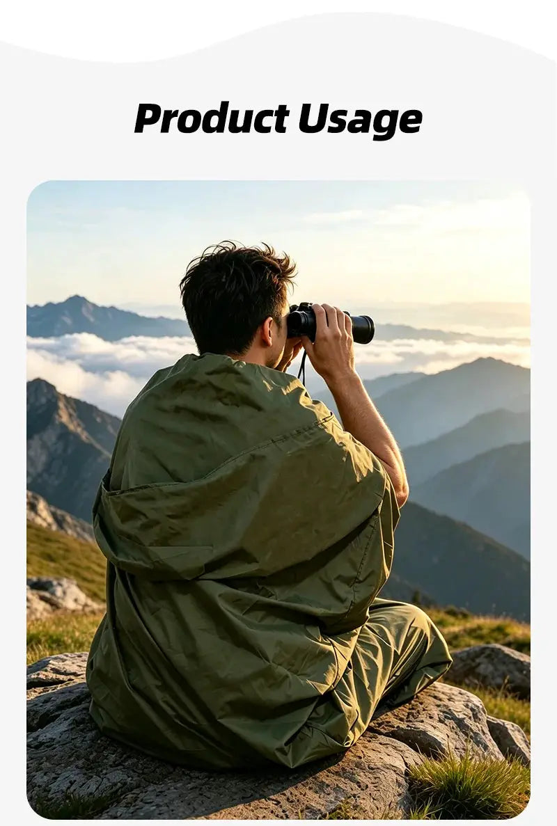 Sleeping bag liner by Simples Market; ultralight green single-envelope design, 128g for camping travel.