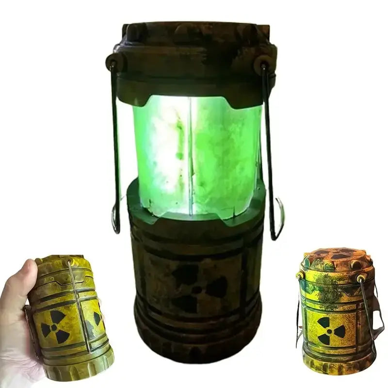 Mini Handheld Nuclear Reactor Lantern Toy Simulation Illuminator Doomsday Gift Portable Glowing Lamp