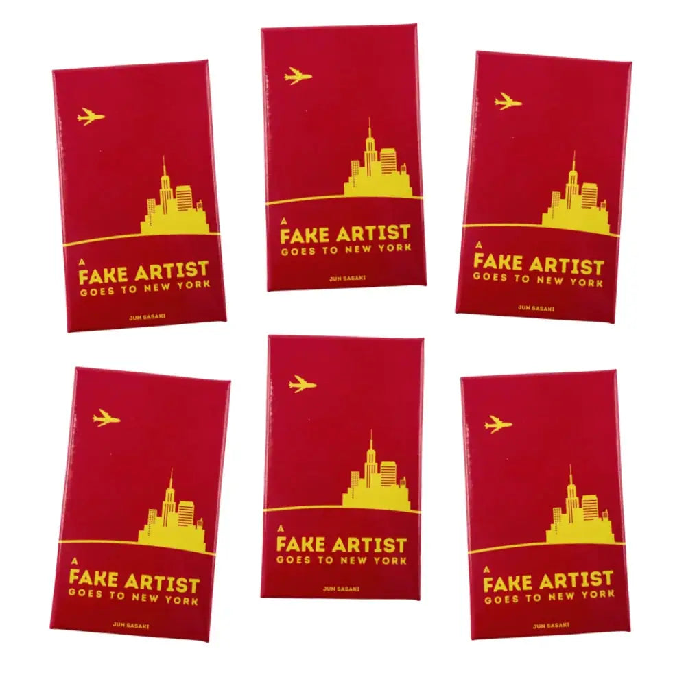 A Fake Artist Goes To New York Card Game Deck One Box Party Game Creative Board Game For Groups