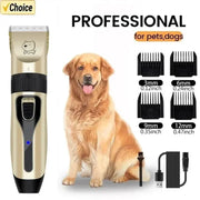 Dog Professional Hair Clipper USB Rechargeable Pet Grooming Trimmer for Dogs and Cats Quiet Electric Shaver