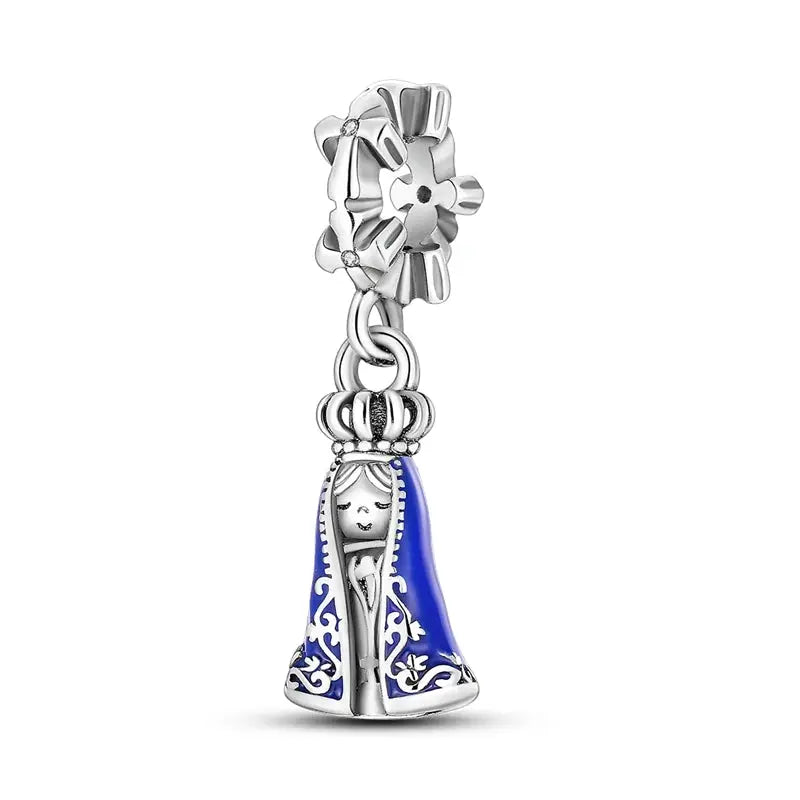 925 Silver Charms Beads for Pandora Style Bracelets Women Animal Charms in Blue Red Green Pink Yellow Gift
