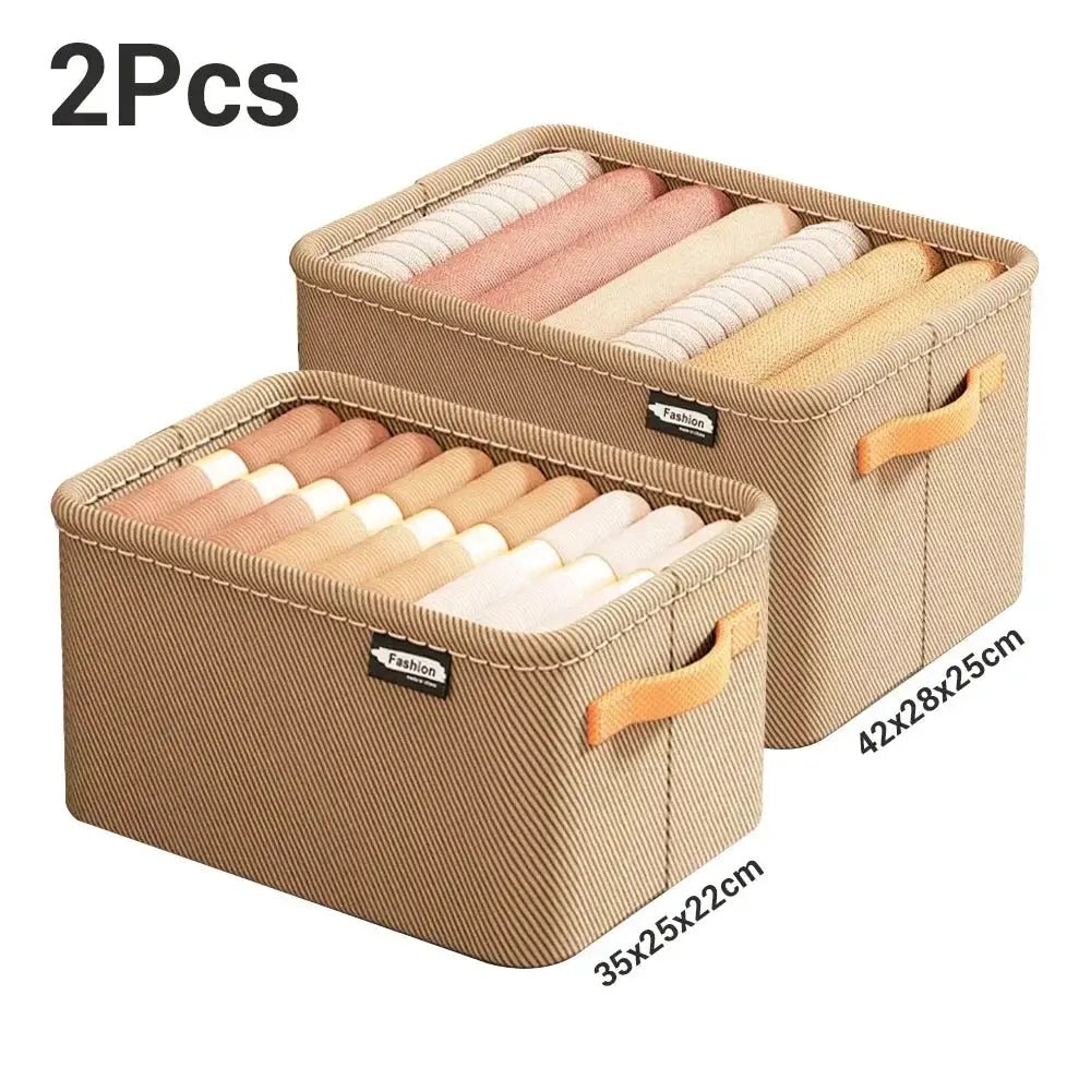 Heavy Duty Clothes Organizer For Wardrobe Storage Cabinets And Drawers To Store Pants Sweaters Jeans And More