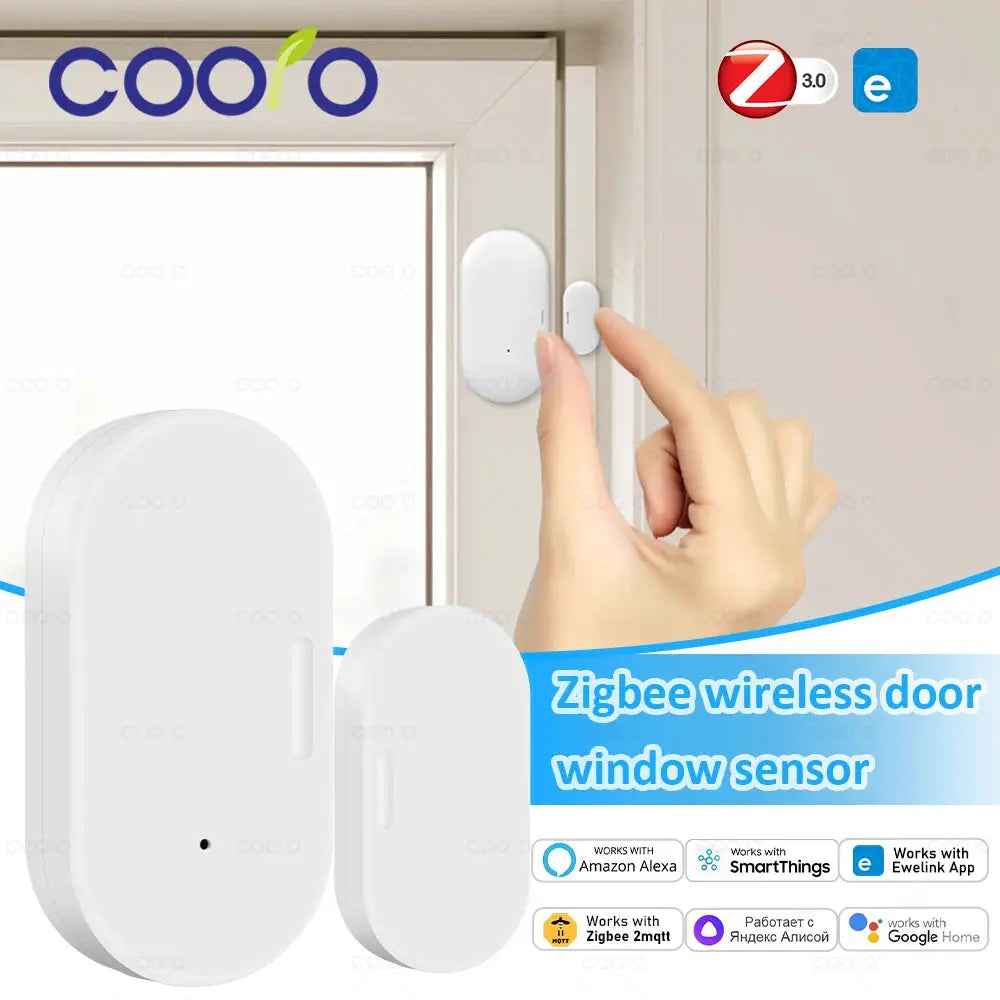 Simples Market Ewelink Zigbee door sensor kit with two white magnetic window sensors