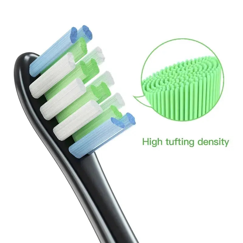 Oclean Flow Replacement Brush Heads Soft DuPont Tynex Bristles 7 Pack for Sonic Toothbrushes Gentle Plaque Removal