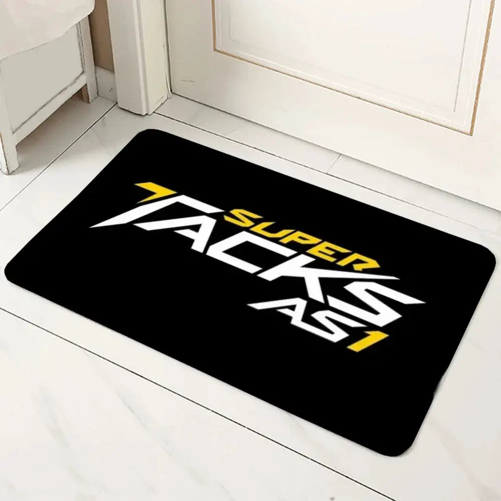 CCM Retro Ice Hockey Logo Non Slip Microfiber Doormat All Season Durable Washable Floor Mat For Entrance Bath Kitchen