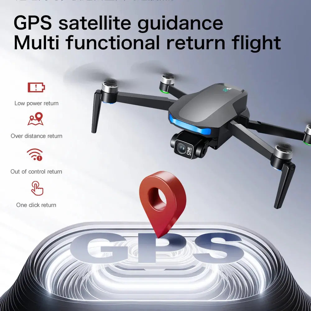 S X1 Max GPS Drone 4K Camera 3 Axis Gimbal Aerial FPV Brushless Security Quadcopter Large Screen Controller