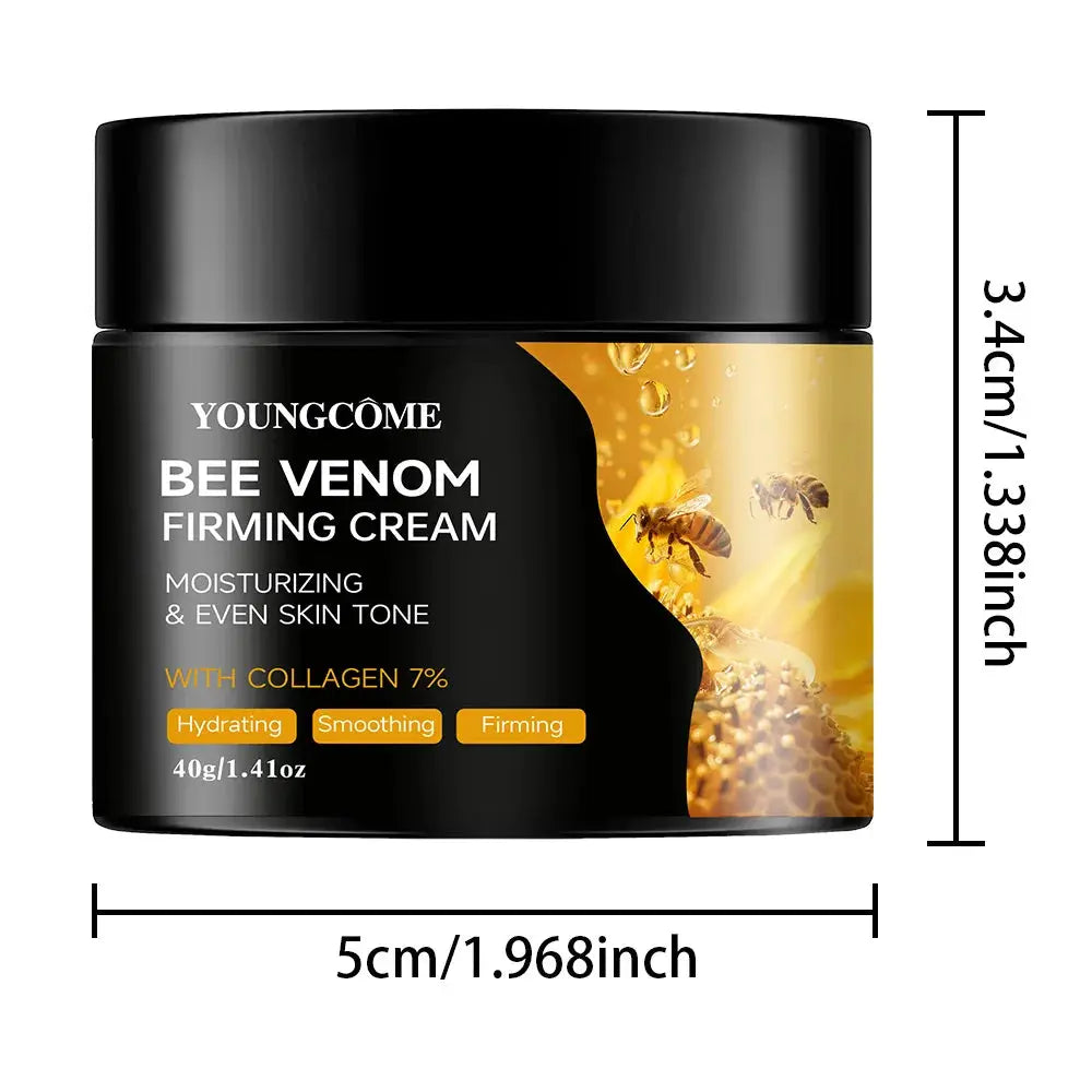 Premium Bee Venom Cream For Face And Neck With Collagen Boost Skin Firming And Hydrating Natural Non Greasy