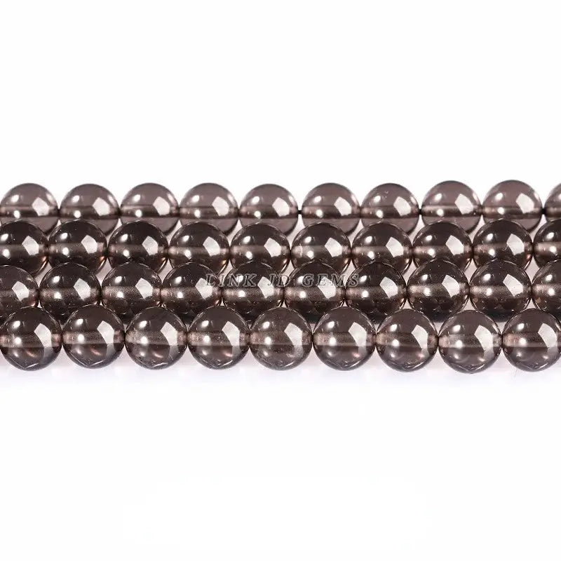 4mm 6mm 8mm 10mm Natural Stone Black Obsidian Beads Polished Round Loose Spacer Beads For Jewelry Making DIY Necklace