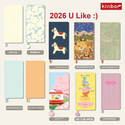 Kinbor 2026 weekly pocket planners, 10 assorted cover designs