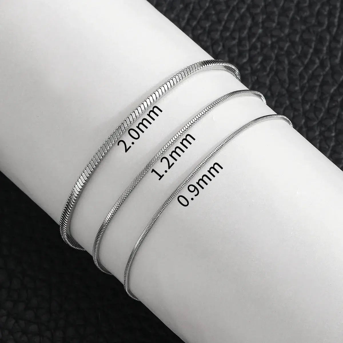 Stainless Steel Square Snake Bone Chain Bracelet For Women Hip Hop Jewelry Trendy Party Accessory