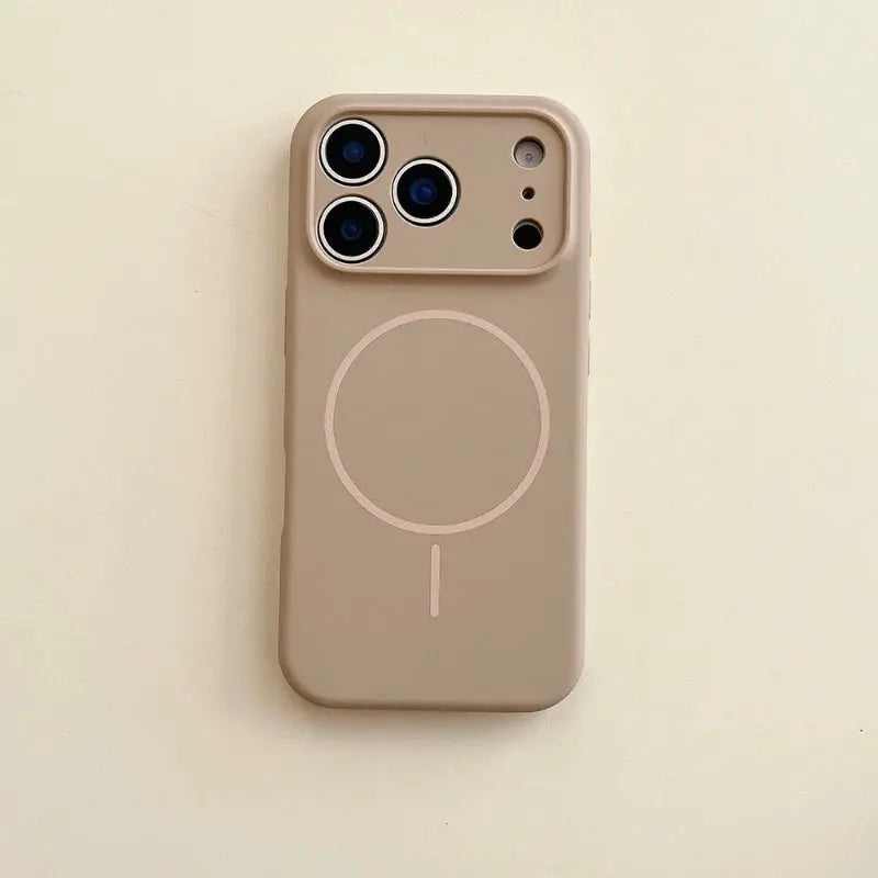 MagShield Solid Color Silicone MagSafe Case for iPhone 17 Pro Max 17 and 17 Pro Seamless Wireless Charging