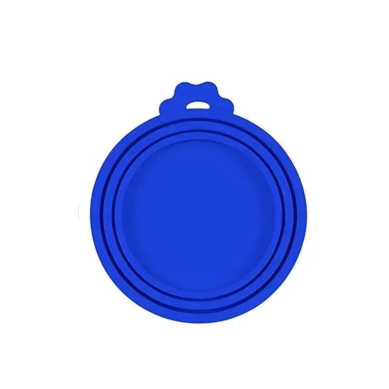 Reusable 3 In 1 Pet Food Can Silicone Cover Lid Airtight Seal for 8.5cm 7.5cm 6.5cm Cans Ideal for Dogs and Cats