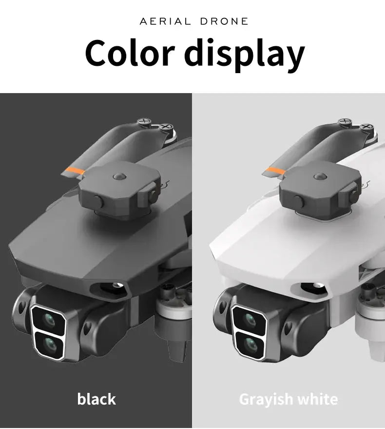 L106-1PRO GPS drone with 4K camera, two-tone black and grayish white by Simples Market