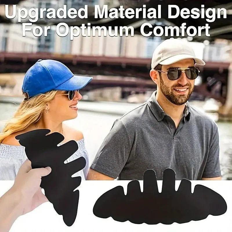 5 Pack Sweat Liner Pads For Baseball Caps And Hard Hats Absorbent Sweatband Inserts For Wide Brim Caps All Season Knit