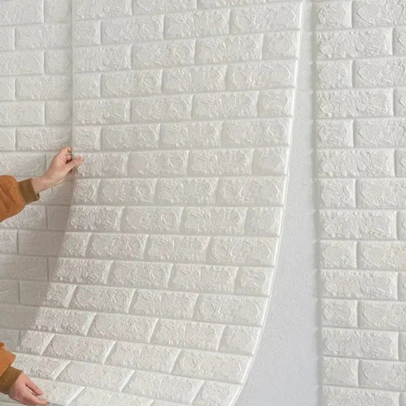EverWall 3D Self Adhesive Waterproof Brick Wall Stickers Realistic Texture Moisture Resistant Durable Finish