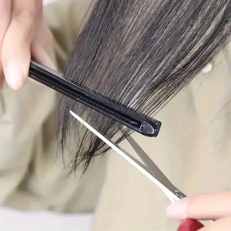 V Comb Hair Straightening Finishing Tool For Quick Style Touch Ups Sustainable Wheat Straw Clip For Wigs