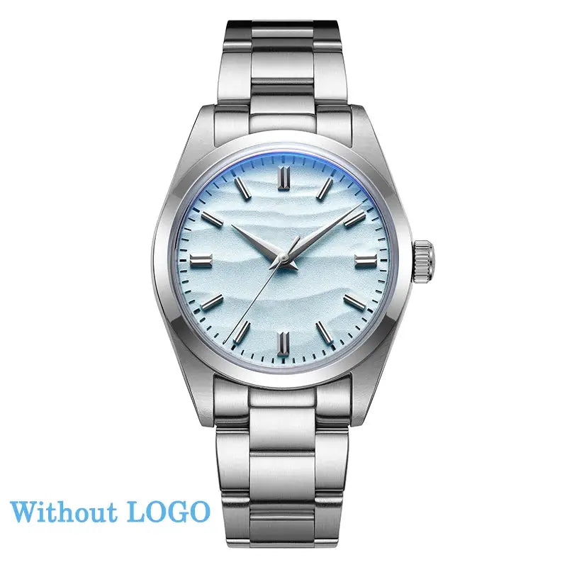 Addiesdive AD2030 Quartz Watch 36mm Stainless Steel Dive Wristwatch With Bubble Glass 10 Bar Water Resistance