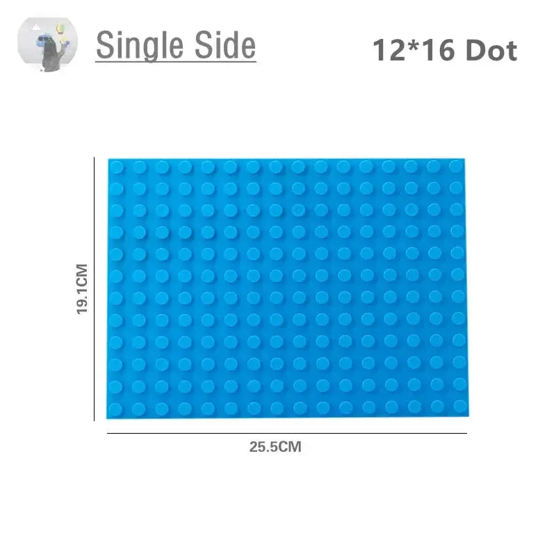 9 Sizes Big Building Plastic Blocks Base Plates Compatible With Large Bricks And Assembly Figures For Kids Toys