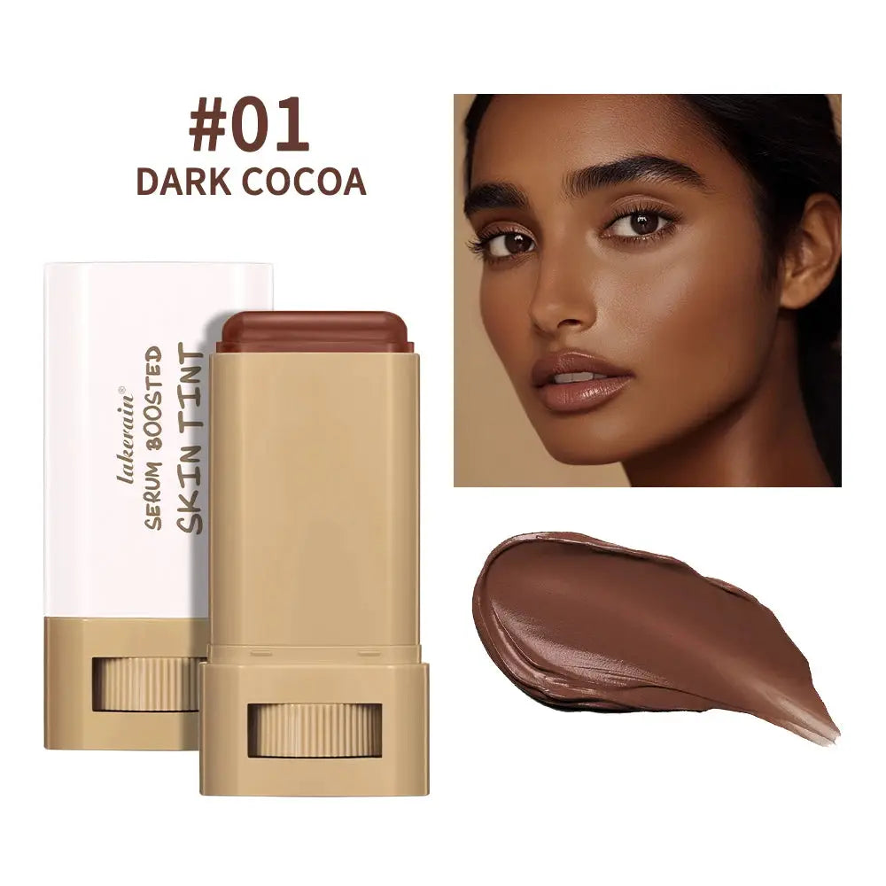 LuminaSkin Skin Tint Foundation Stick Serum Boosted Hydration High Coverage for Natural Plump Finish